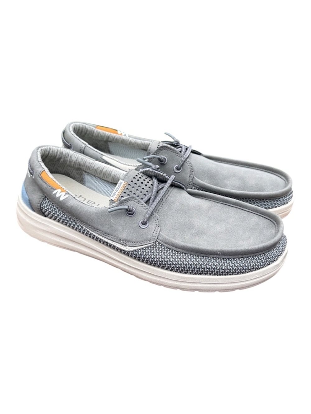 Hey Dude Welsh Grip Slip On Loafers Steel Grey Size 9